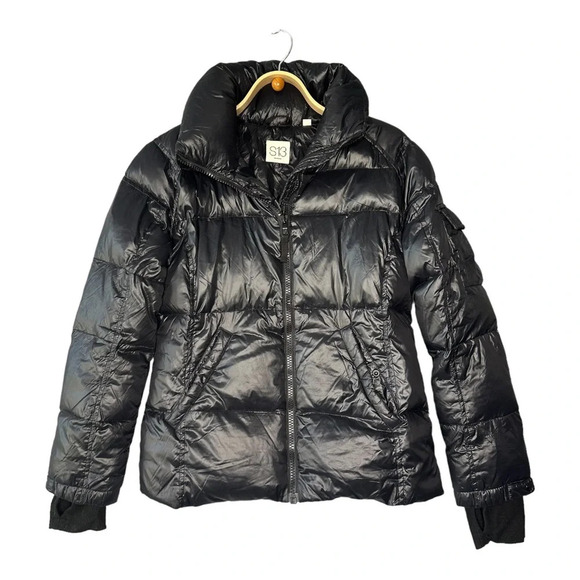 S13 New York Gloss Gramercy Kylie Down Puffer Jacket Sz: L - Picture 2 of 12